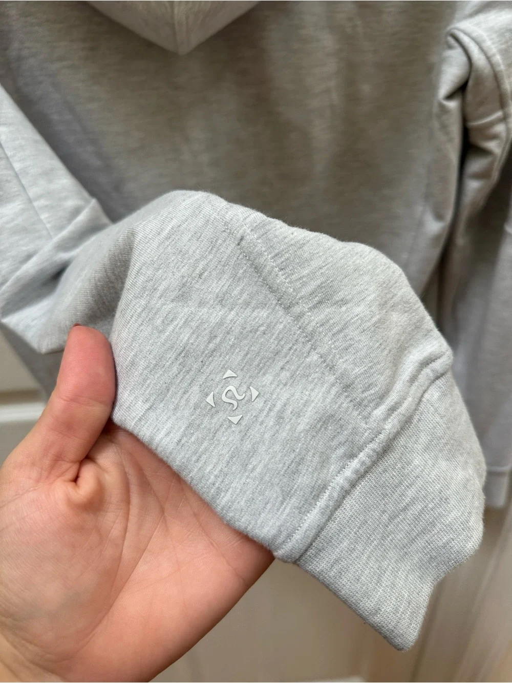 Lululemon City Sweat Zip Hoodie Heathered Ultra Light Grey
